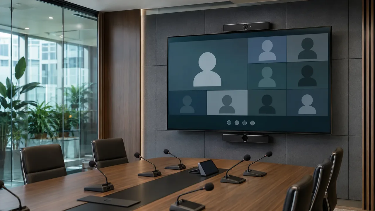 Professional boardroom AV collaboration and video conferencing system in Malaysia