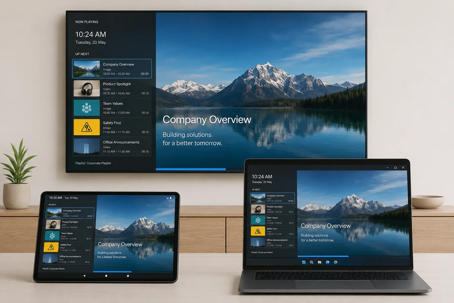 CAYIN digital signage player and content platform