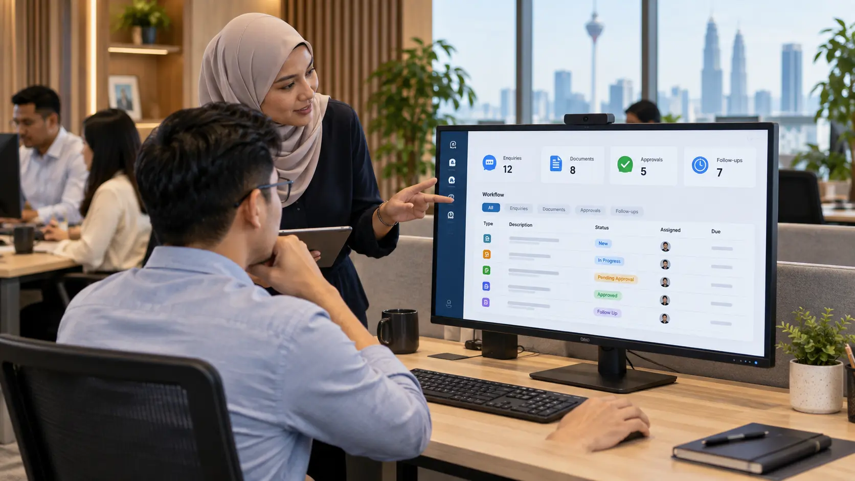 AI-assisted business workflow and automation